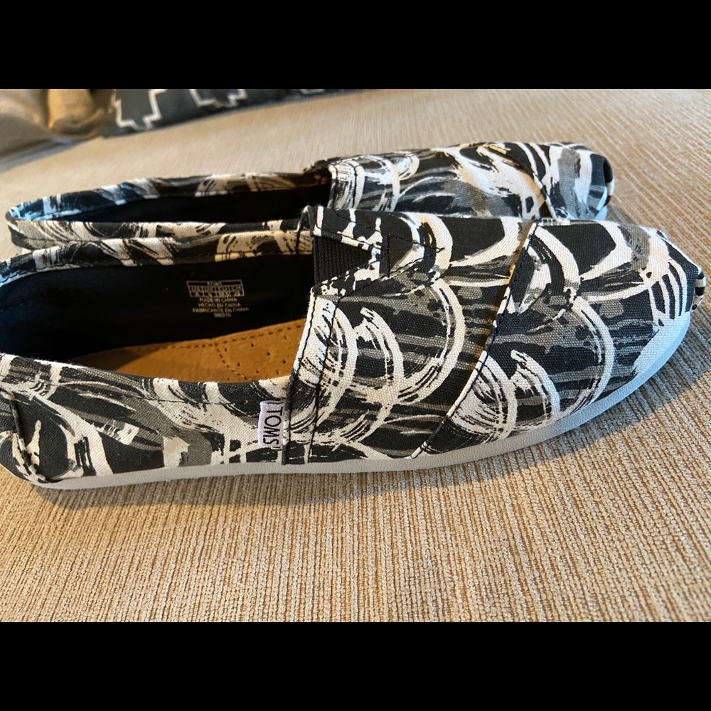 Tom’s Classic Black Grey Canvas Paint